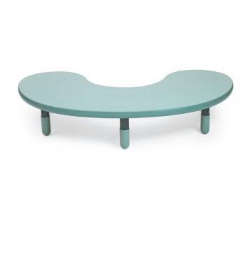 Angeles BaseLine Teacher / Kidney Table – Teal Green  with 16″ Legs & FREE SHIPPING - kidney-table-teal-green-360x365.jpg